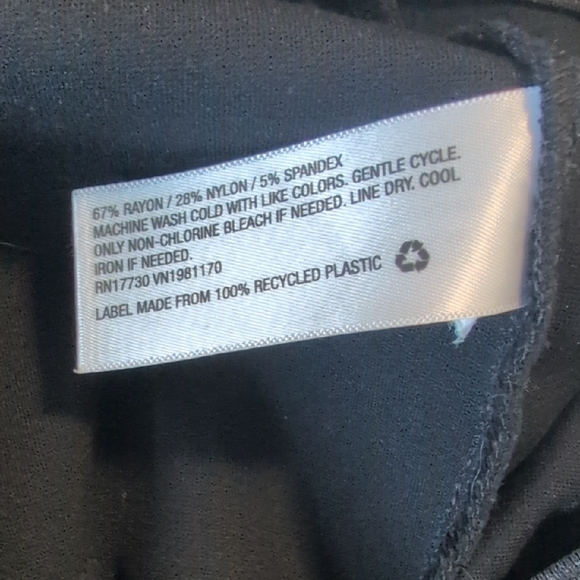 Prologue Classic Black Pull-on Long Pencil Skirt - Picture 4 of 4